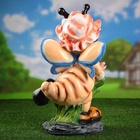 Садовая фигура из полистоуна «Пчёлка в панамке», 49×23×25 см - Фото 9