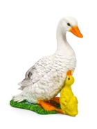 Садовая фигура из полистоуна «Утка с утёнком», 31×24×13 см - Фото 4