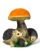 Садовая фигура из полистоуна «Гриб подосиновик с ежами», 37×27×25 см - Фото 5