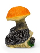 Садовая фигура из полистоуна «Гриб подосиновик с ежами», 37×27×25 см - Фото 6