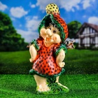 Садовая фигура из полистоуна «Девочка-клубничка», 55×25×30 см - Фото 10