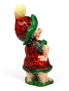 Садовая фигура из полистоуна «Девочка-клубничка», 55×25×30 см - Фото 6