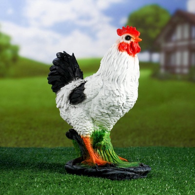 Садовая фигура из полистоуна «Курица Ряба», 35×27×16 см
