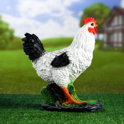 Садовая фигура из полистоуна «Курица Ряба», 35×27×16 см