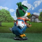 Садовая фигура из полистоуна «Утёнок с арбузом», 25×28×55 см - Фото 4