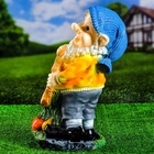 Садовая фигура из полистоуна «Гном с табличкой», 45×24×28 см - Фото 7