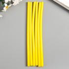 Клеевые стержни для клеевого пистолета "Желтый" (набор 6 штук) 7ммх18 см - Фото 1