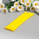 Клеевые стержни для клеевого пистолета "Желтый" (набор 6 штук) 7ммх18 см - Фото 3