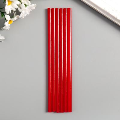 Клей для клеевого пистолета "Красный" (набор 6 штук) 7ммх18 см МИКС