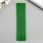 Клеевые стержни для клеевого пистолета "Зеленый" (набор 6 штук) 7ммх18 см - Фото 1