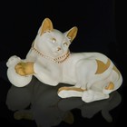 Фигурка"Кошка с клубком" белая, 26 × 20 × 15 см - Фото 1