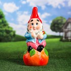 Садовая фигура "Гном и апельсин", разноцветная, 47 см, микс - Фото 6