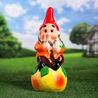 Садовая фигура "Гном и апельсин", разноцветная, 47 см, микс - Фото 8