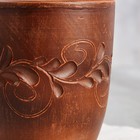 Кружка "Декорированная", декор, красная глина, 0.35 л - Фото 4