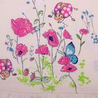 Комплект ясельный "Полевые цветы", рост 68 см (44), цвет экрю/розовый  CSB 9474_М - Фото 4