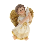 Сувенир полистоун "Ангелочек со свечкой" 11,5х8х5,5 см - Фото 1