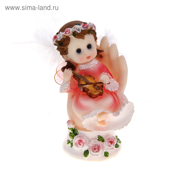 Сувенир полистоун "Ангел на ладони" 13х6,5х6,5 см - Фото 1