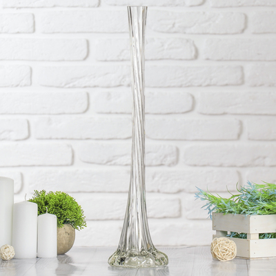 Ваза "Карина " для одного цветка 50х11,8см, 0,5л