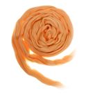 Шерсть для валяния 100% полутонкая шерсть 100гр (2862, персик) - Фото 2