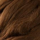 Шерсть для валяния 100% полутонкая шерсть 100гр (1384, морские водоросли) - Фото 5