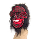 Карнавальная маска "Обезьяна" с открытым ртом - Фото 2