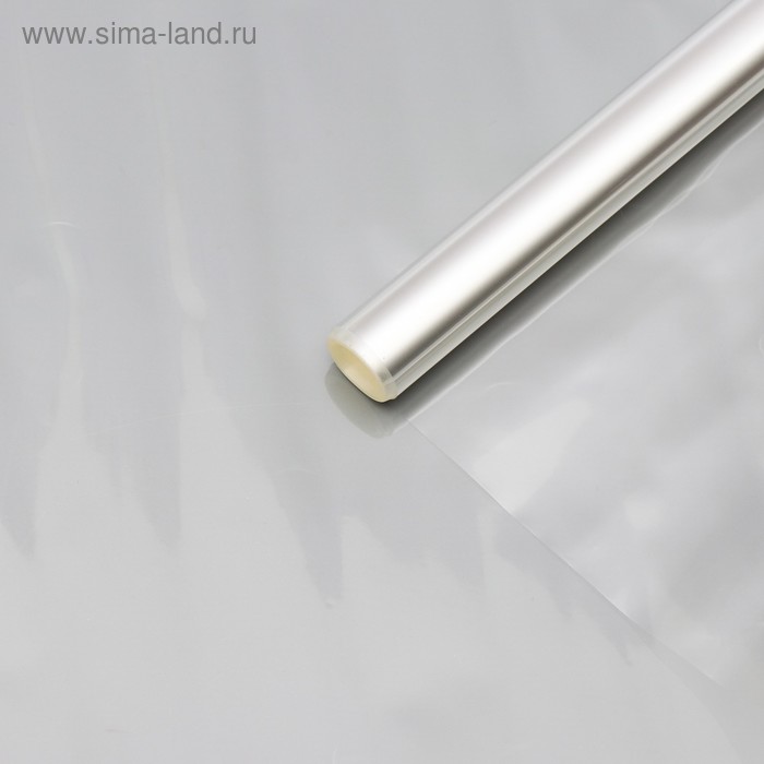 Плёнка для цветов прозрачная 1×5.5 м, 200 г, 40 мкм