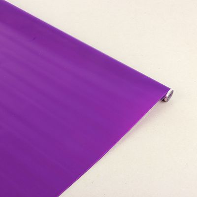 Пленка для цветов и подарков тонированный лак фиолетовый 0.7 х 8.2 м, 40 мкм