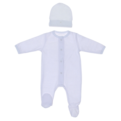 Комплект на выписку летний "Агуша", 5 предметов, цвет голубой