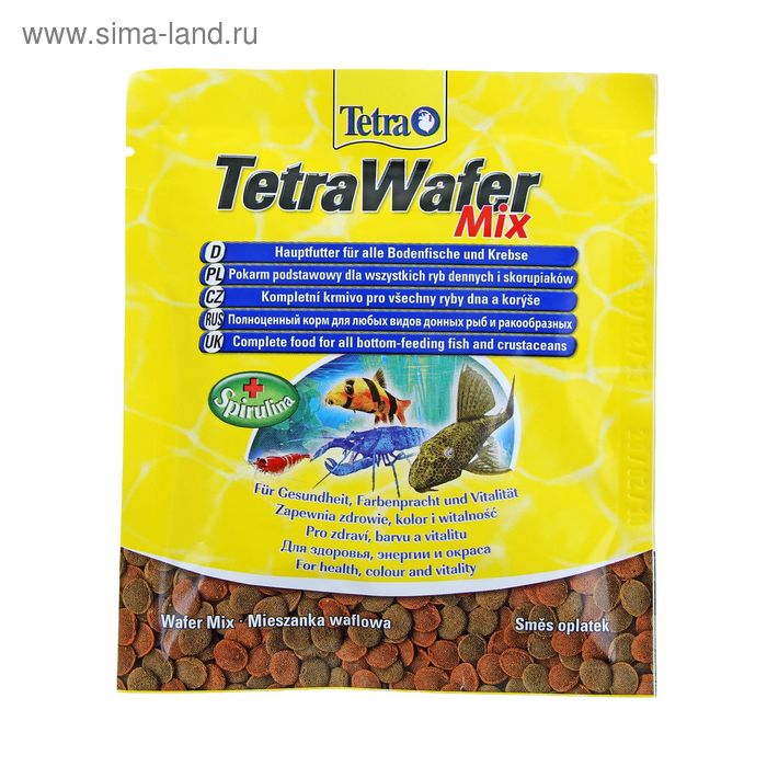 Корм TetraWaferMix для рыб, таблетки, 15 г - Фото 1
