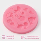 Молд для заливки Доляна «Для новорождённого», силикон, 9 ячеек, d=7.5 см, розовый - Фото 2