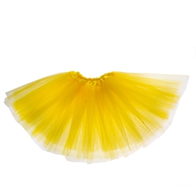 Карнавальная юбка 3-х слойная 4-6 лет, цвет желтый Ош