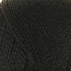 Пряжа "Шелковый блеск" 100% лиоцель(вискоза/эвкалипт) 400м/100гр (0140, черный) - Фото 1