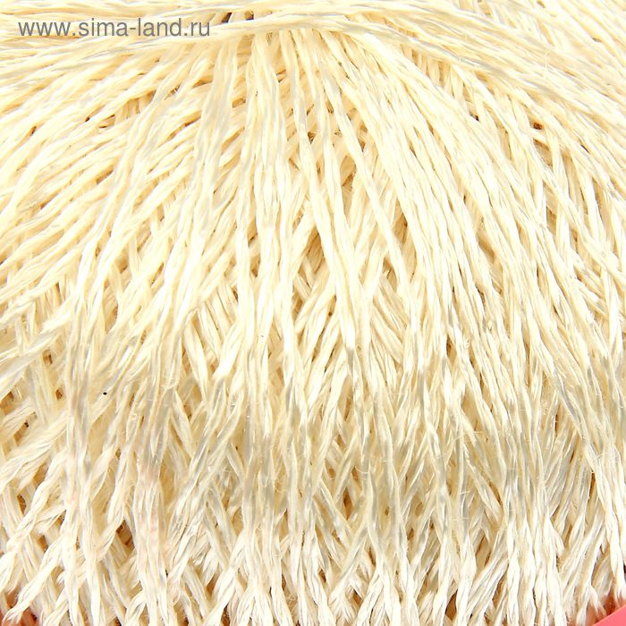 Пряжа "Тройчанка" 60% лен, 40% вискоза 430м/100гр (0770, суровый) - Фото 1