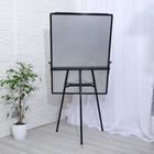 Флипчарт магнитно-маркерный, Calligrata, 70×100 см, регулируется по высоте, рамка черная, 2 губки, 4 магнита - Фото 3