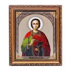 Картина-Икона "Пантелеймон" 25х29см рамка БГУ - Фото 1