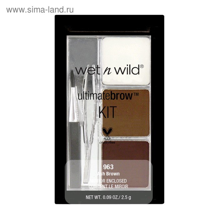 Набор для бровей Wet n Wild Ultimate Brow Kit Ash Brown - Фото 1