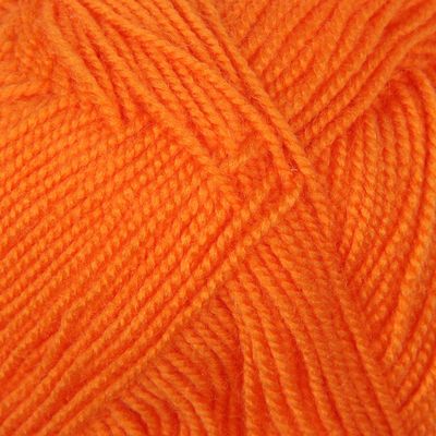Пряжа "Бисерная" 100% акрил 450м/100гр (284-Оранжевый)