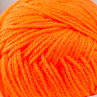 Пряжа для вязания спицами, крючком «Пехорский текстиль. Детская новинка», 100% акрил, 200 м/50 г, (284 оранжевый) - Фото 3