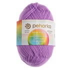 Пряжа для вязания спицами, крючком «Пехорский текстиль. Детская новинка», 100% акрил, 200 м/50 г, (389 св. фиалка) - Фото 5