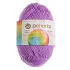 Пряжа для вязания спицами, крючком «Пехорский текстиль. Детская новинка», 100% акрил, 200 м/50 г, (389 св. фиалка) - Фото 6
