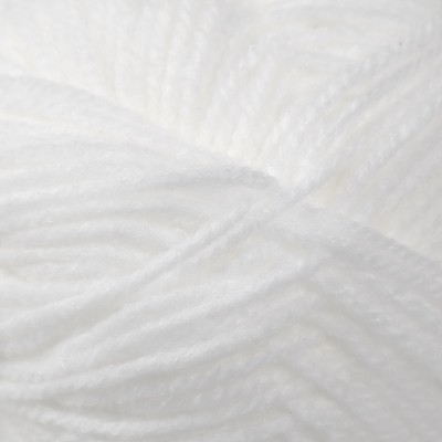 Пряжа для вязания спицами, крючком «Пехорский текстиль. Детская новинка», 100% акрил, 200 м/50 г, (01 белый)