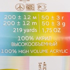Пряжа для вязания спицами, крючком «Пехорский текстиль. Детская новинка», 100% акрил, 200 м/50 г, (01 белый) - Фото 5