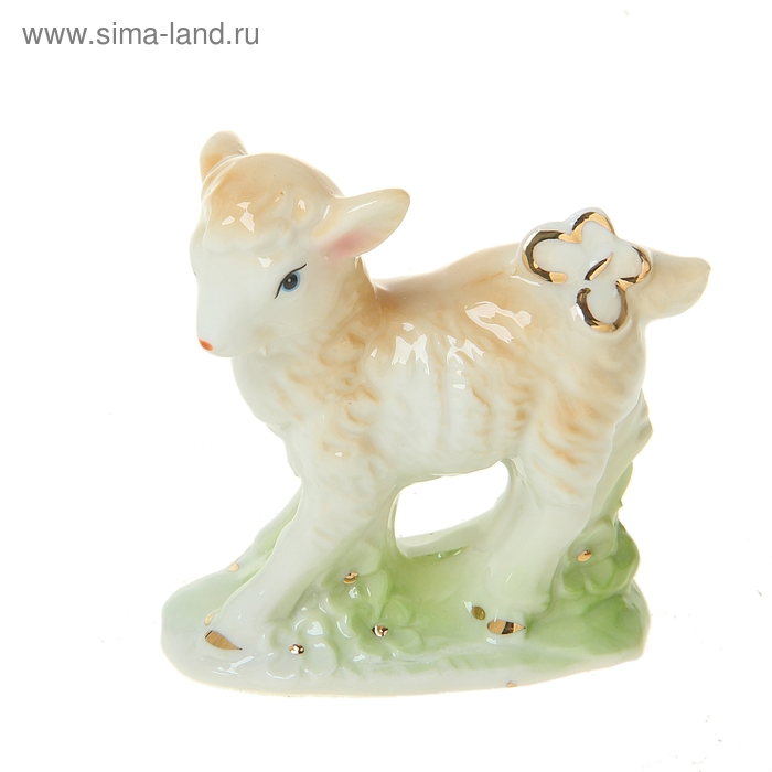 Сувенир "Барашек с бабочкой" 7,7х4х8,5 см - Фото 1