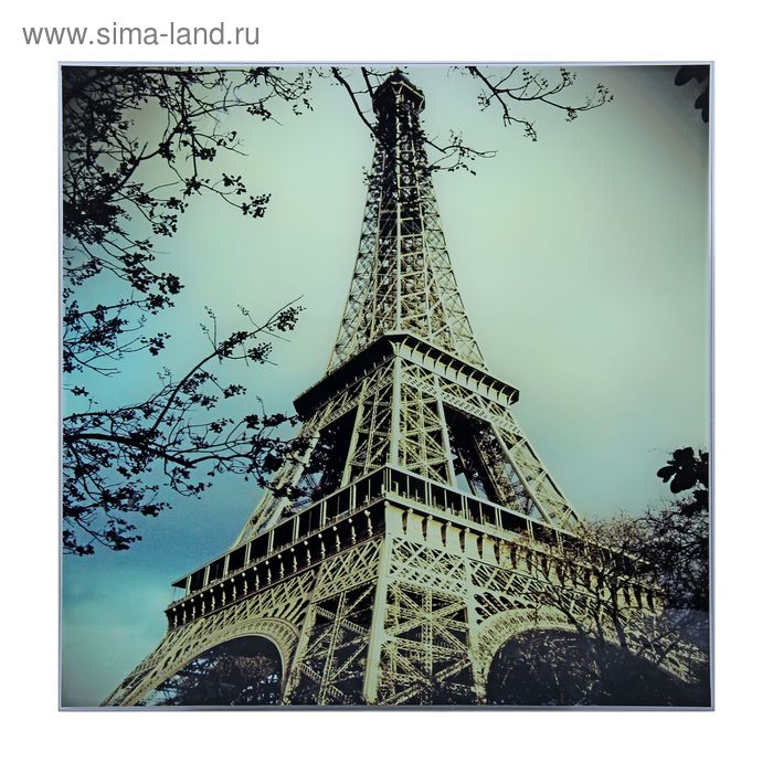 Картина на стекле "Париж" 50*50 - Фото 1