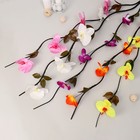 Декор ветка тинги "Орхидея" 150 см (цена за 1шт, фасовка 3шт), микс - фото 5866802