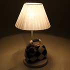 Лампа настольная "Сумочка", 38 см, 220V, белая - Фото 2