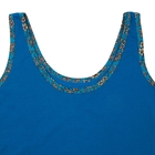 Комплект женский (халат, сорочка), цвет бирюзовый, размер 44 (арт. FS2195) - Фото 9
