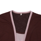 Комплект женский (халат, топ, шорты), цвет розово-коричневый, размер 50 (арт. FS2172) - Фото 3