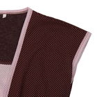 Комплект женский (халат, топ, шорты), цвет розово-коричневый, размер 50 (арт. FS2172) - Фото 4