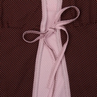 Комплект женский (халат, топ, шорты), цвет розово-коричневый, размер 50 (арт. FS2172) - Фото 5